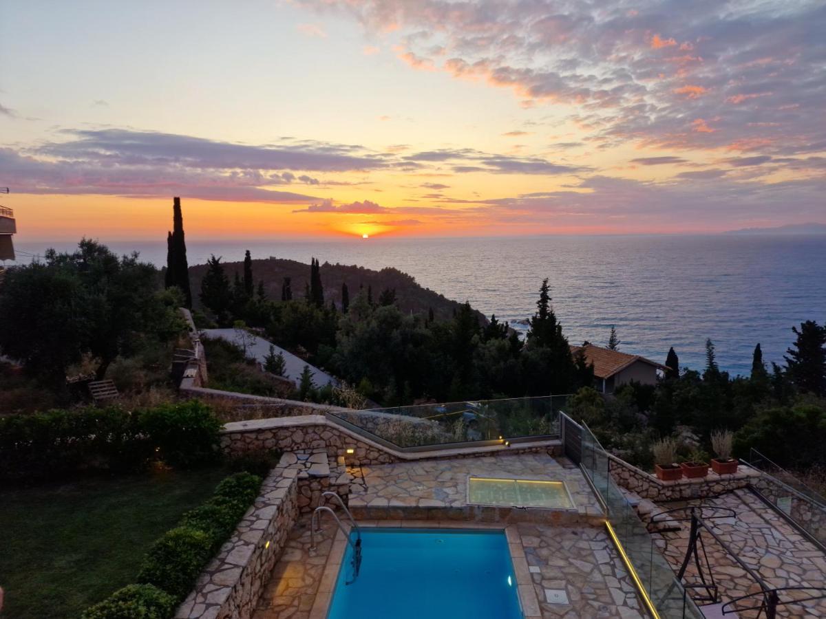 Villa Thetis With Private Pool Where The Sunsets Fade Away Айос-Никитас Экстерьер фото